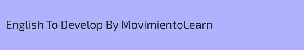 English To Develop By MovimientoLearn